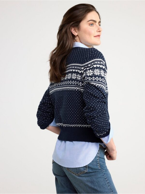 Knitted fairisle jumper - 8467244-2521