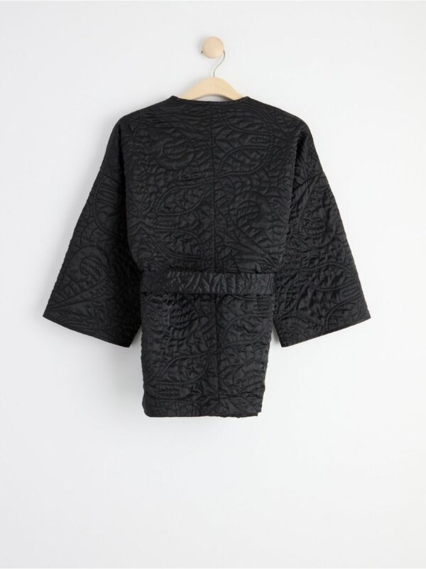 Quilted short kimono - 8471731-80