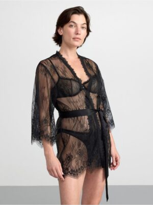 Short lace kimono - 8472841-80