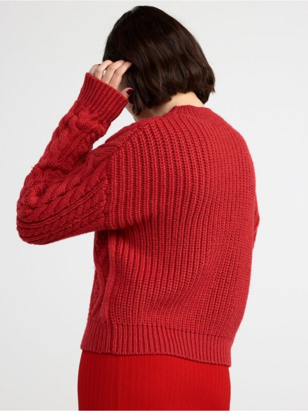 Cable-knit jumper - 8477466-7438