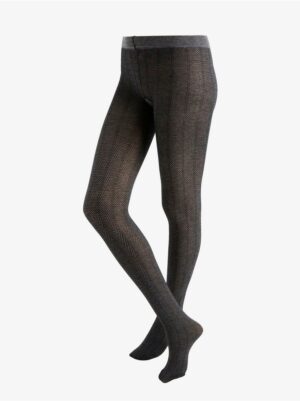 Knitted fishbone tights - 8479360-80