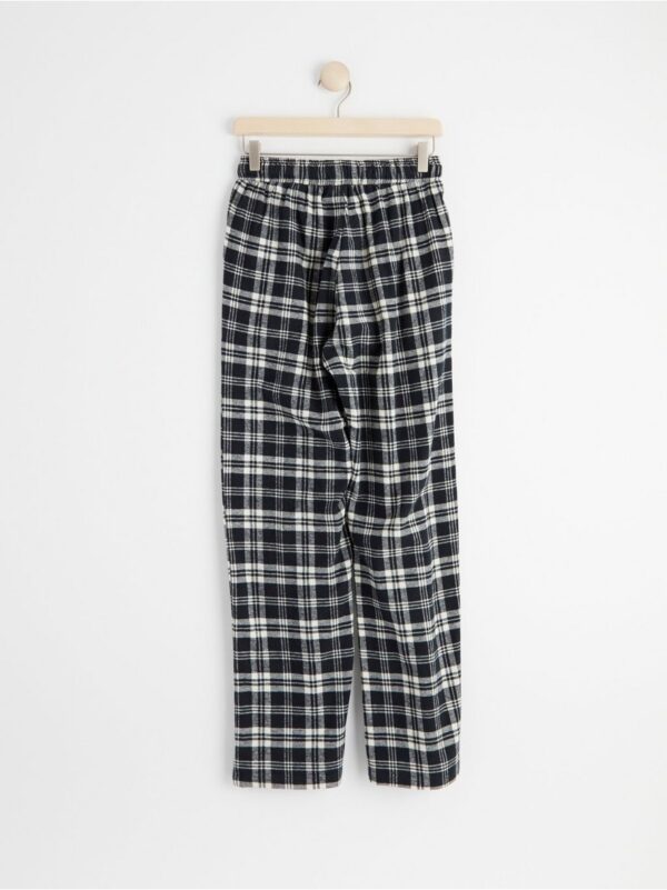Checked flannel pyjama trousers - 8489866-2574