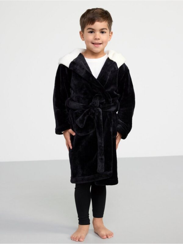 Panda fleece robe - 8497536-80
