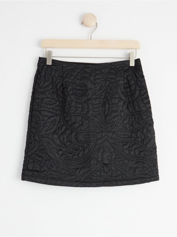 Quilted mini skirt - 8503832-80