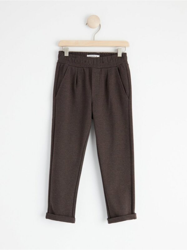 Herringbone jersey trousers - 8504342-5300