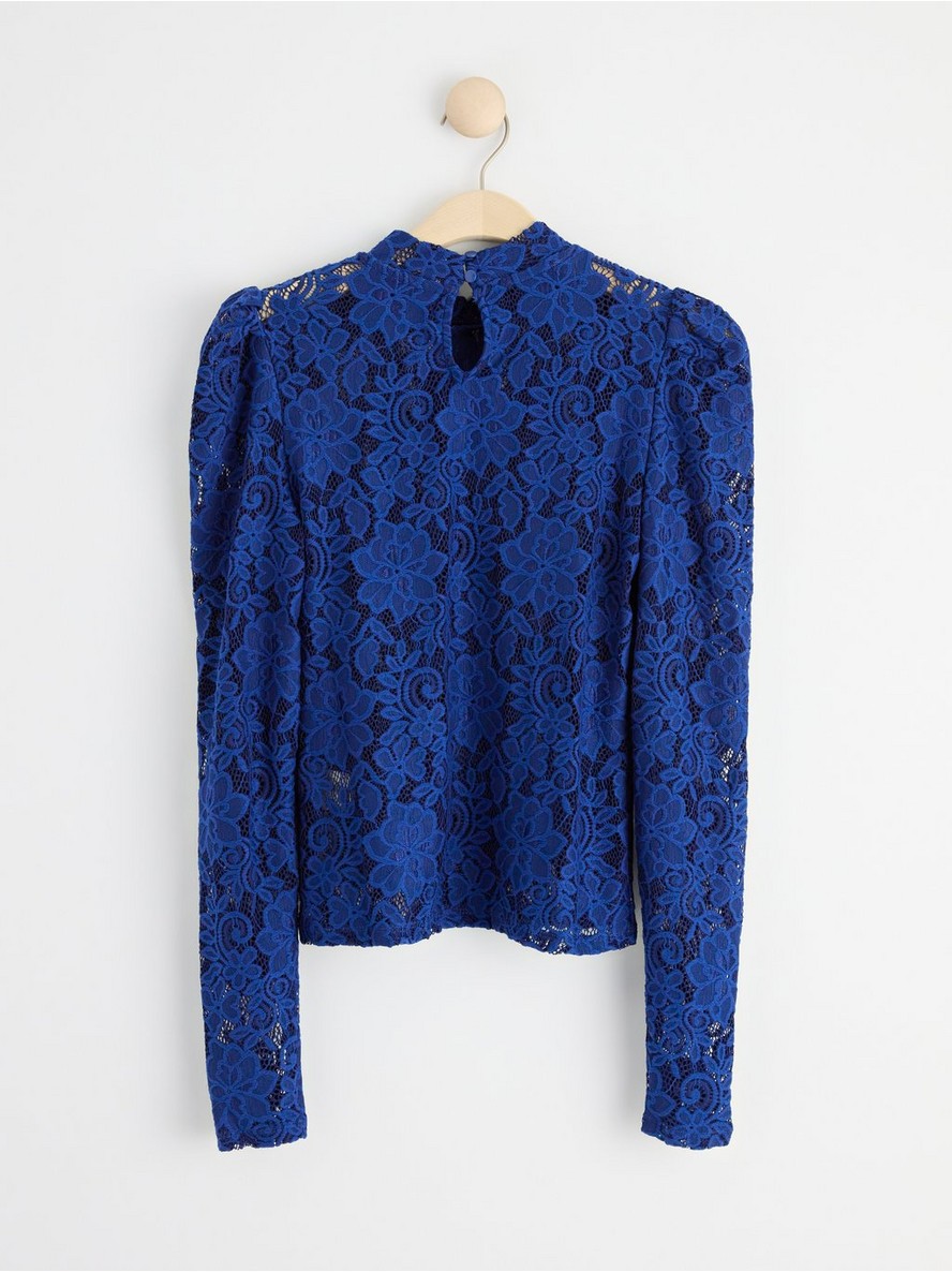 Long sleeve lace top - 8510215-2015