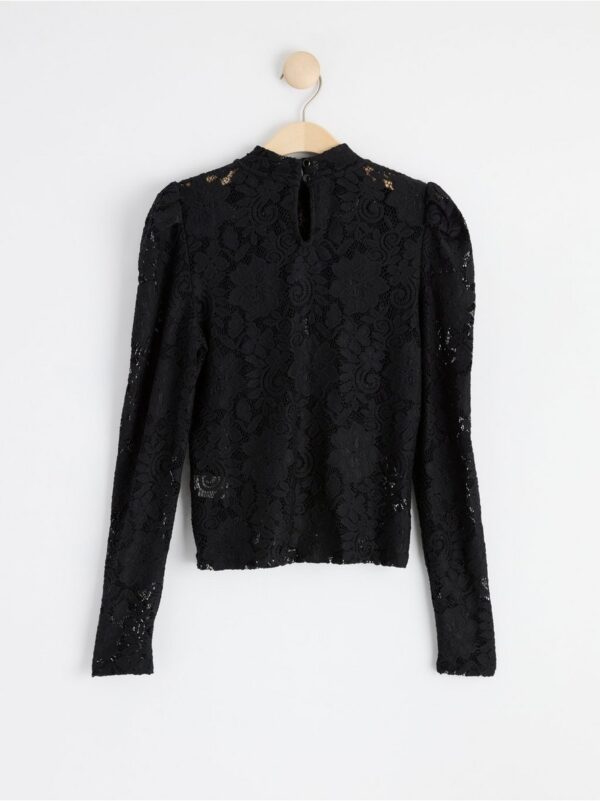 Long sleeve lace top - 8510215-80