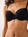 Brushalter - Akleja balconette bra with lace