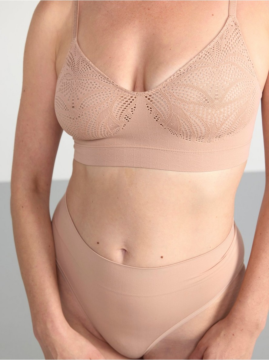 Seamless Inntrix lace soft bra - 8112526-9998