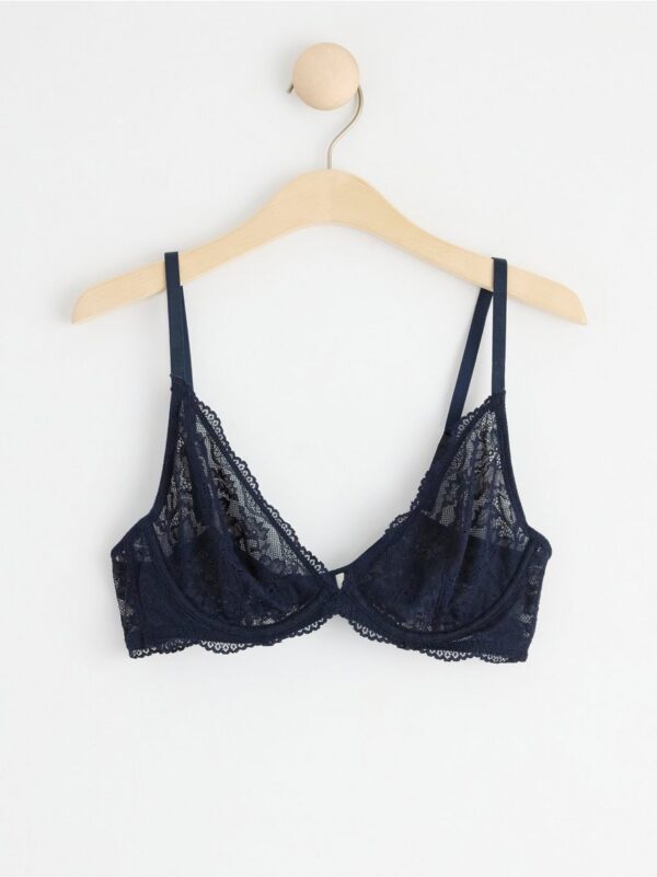 Unpadded bra with lace - 8392770-2150