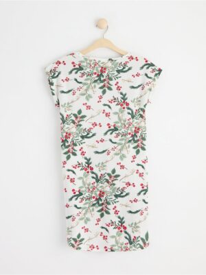 Night dress with mistletoe print - 8398790-300