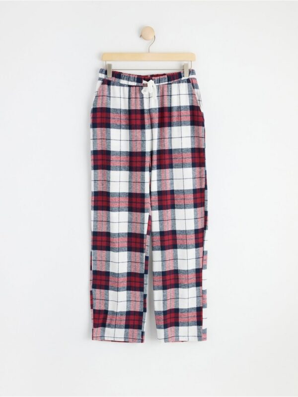 Flannel pyjama trousers - 8398793-4476