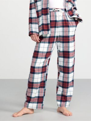 Flannel pyjama trousers - 8398793-4476