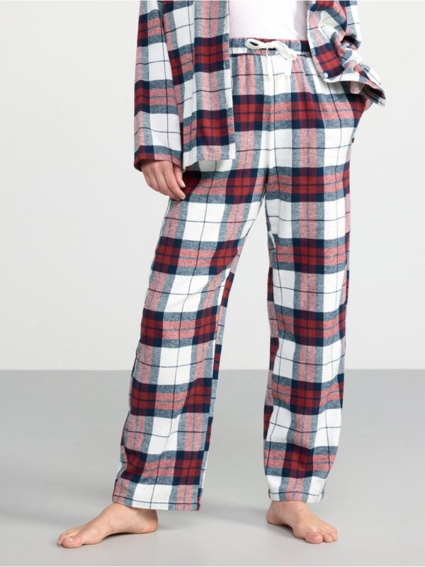 Flannel pyjama trousers - 8398793-4476