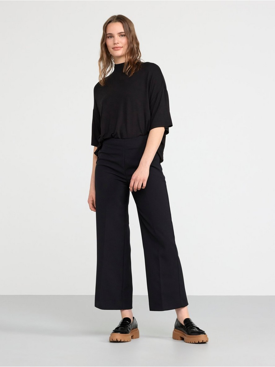 Pantalone – LYKKE Wide high waist trousers