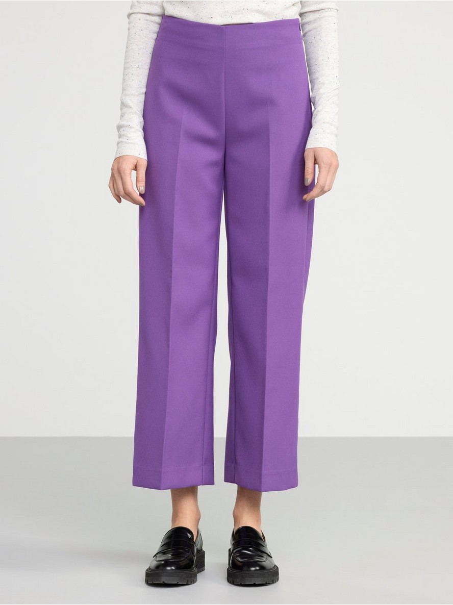 Pantalone – LYKKE Wide high waist trousers