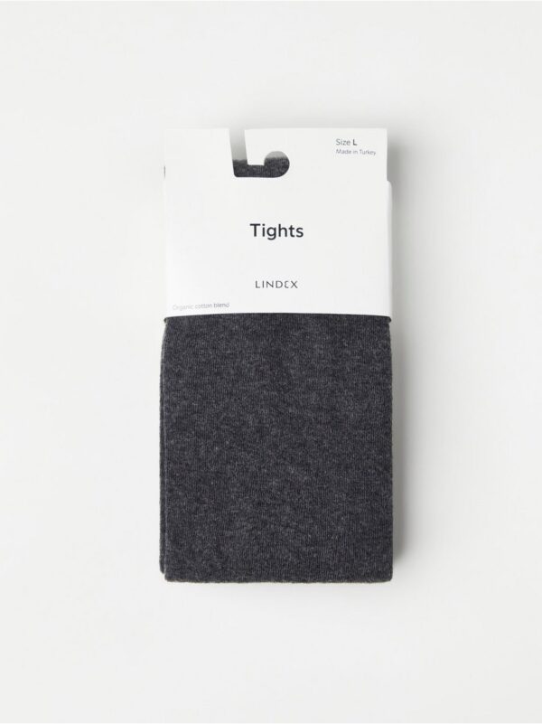 Knitted cotton blend tights - 8410849-6395