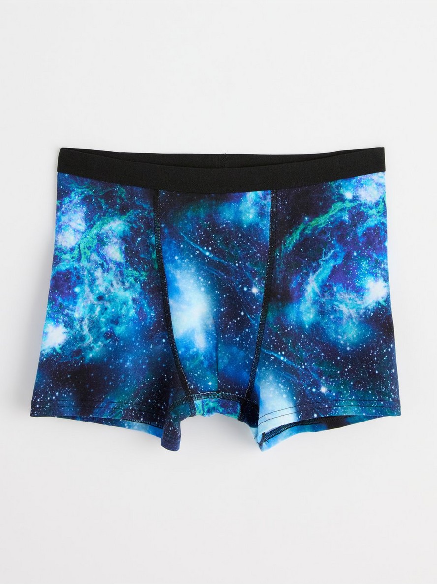 Boxer shorts with space print - 8452688-7614