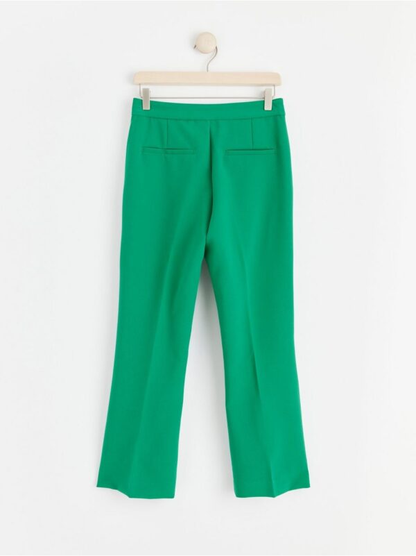 Kick-flare cropped regular waist trousers - 8460110-4614