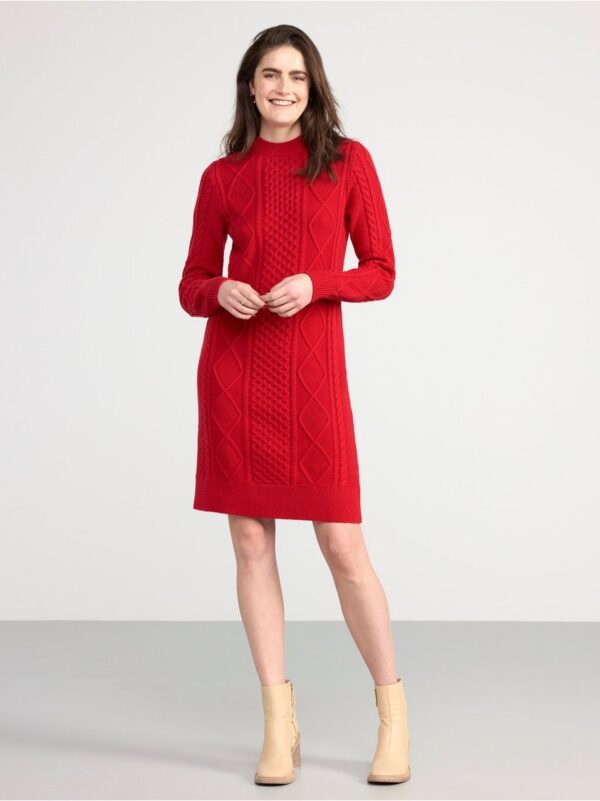 Cable-knit dress - 8489598-7251