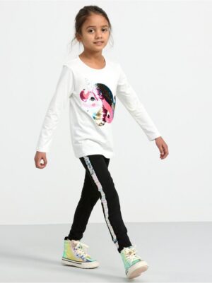 Leggings with reversible sequins - 8490514-80