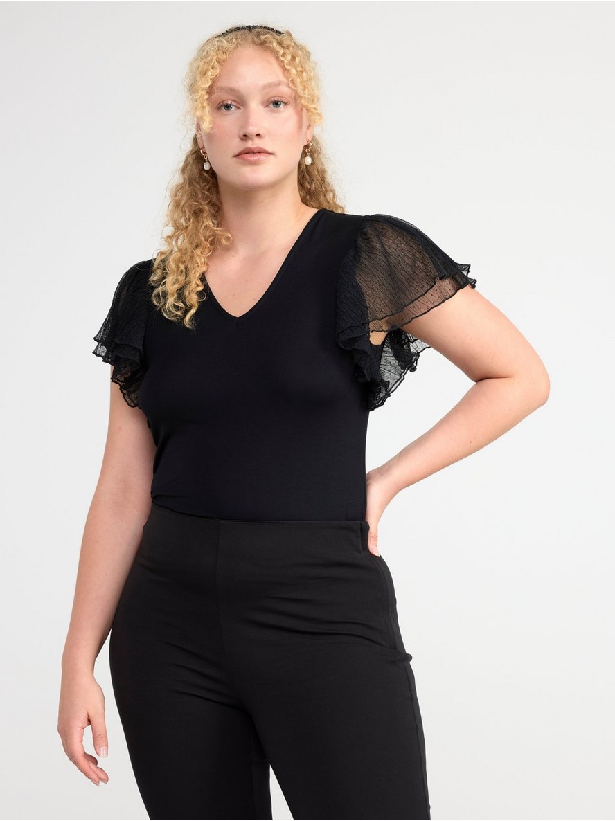 Majica – Top with short mesh sleeves