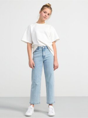 VANJA Wide high waist jeans with cropped leg - 8496124-766