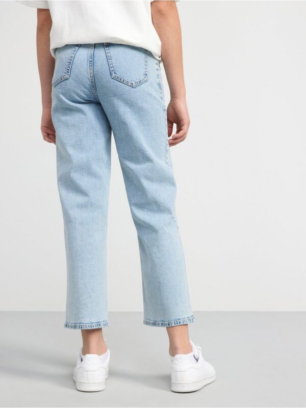 VANJA Wide high waist jeans with cropped leg - 8496124-766