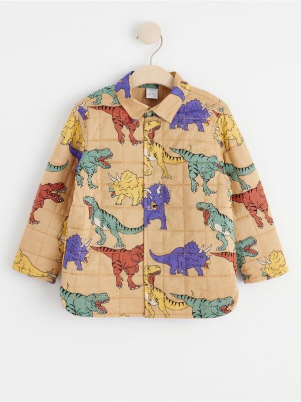 Quilted shirt with dinosaurs - 8514169-1650