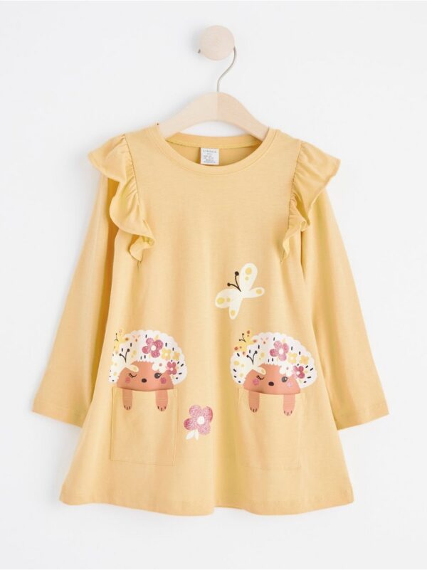 Long sleeve tunic with hedgehogs - 8519262-4138