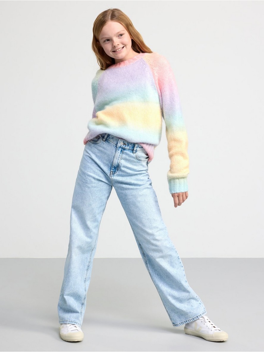 Knitted rainbow jumper - 8523279-9611