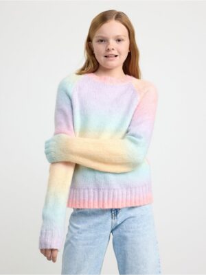 Knitted rainbow jumper - 8523279-9611