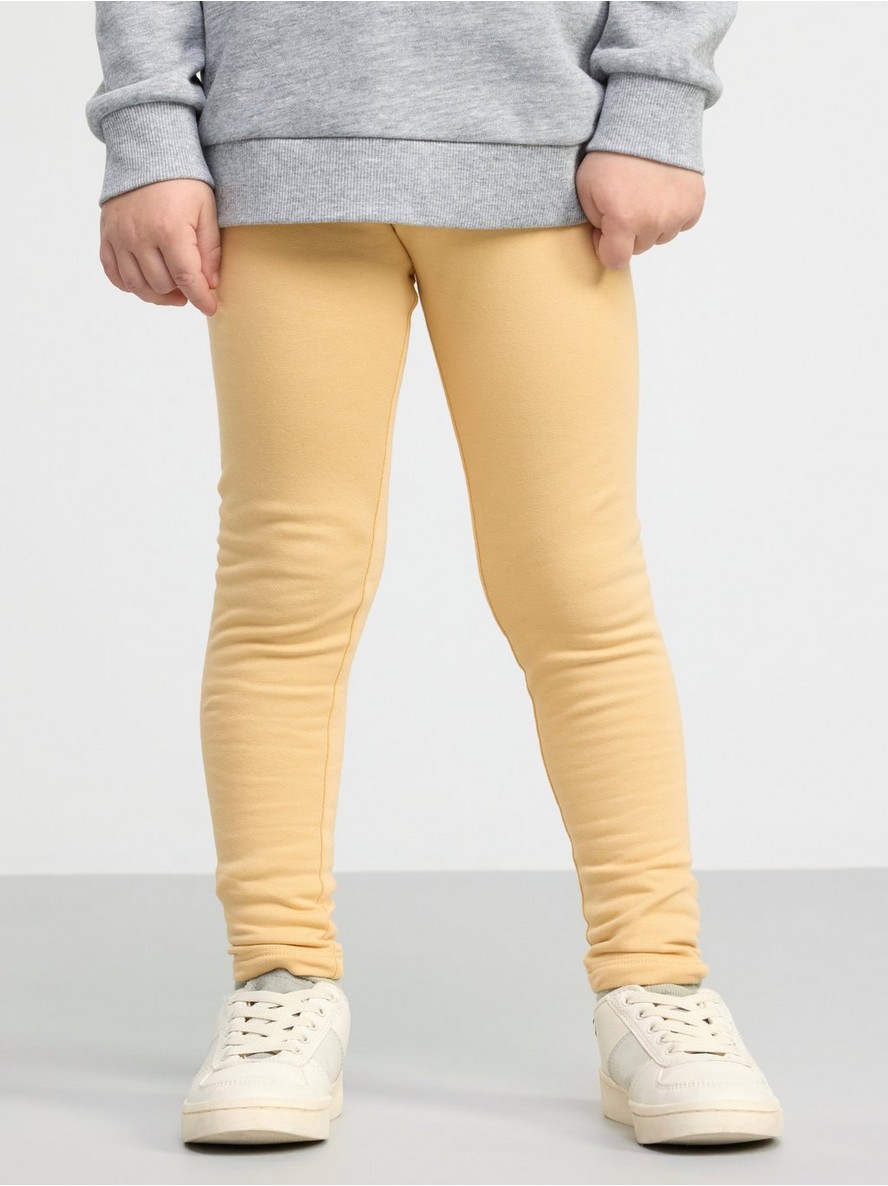 Leggings with brushed inside - 8527292-4138