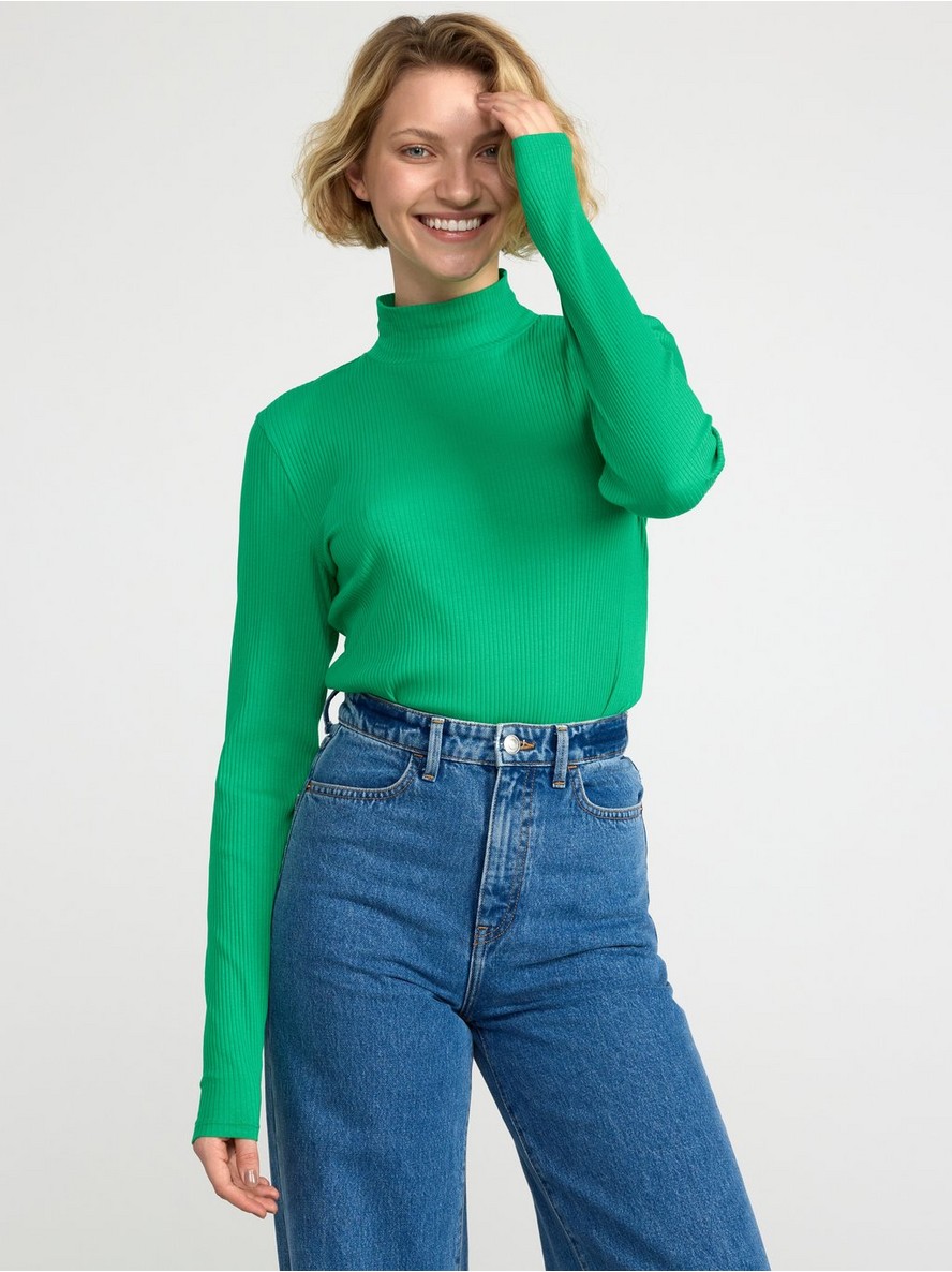 Rolka – Ribbed long sleeve turtleneck top