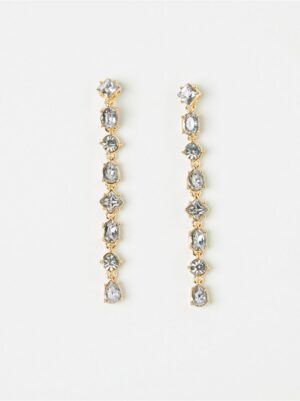 Earrings with rhinestones - 8532863-70