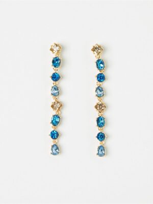 Earrings with rhinestones - 8532863-800