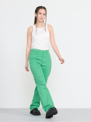 VANJA Wide high waist twill trousers - 8542654-7982