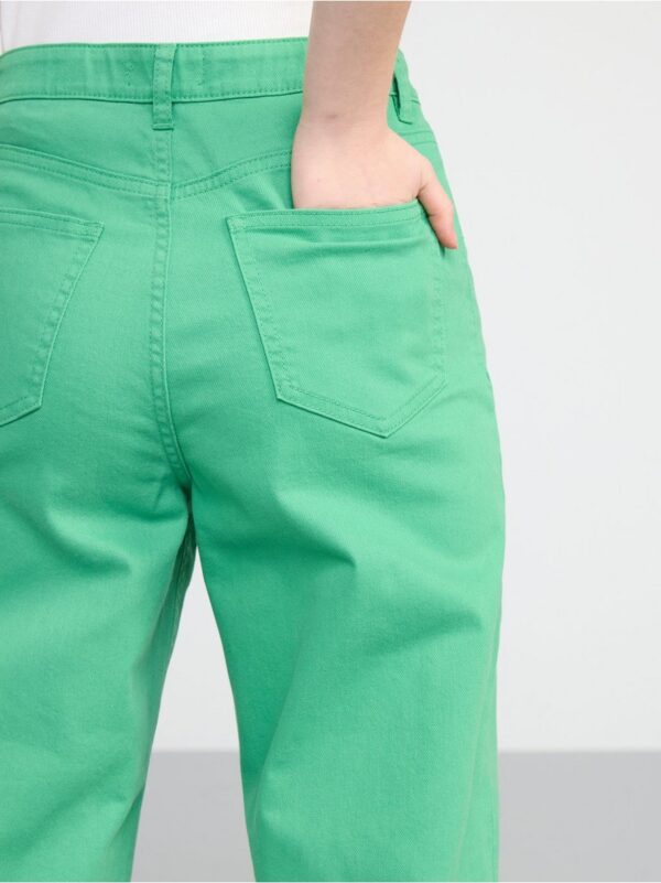 VANJA Wide high waist twill trousers - 8542654-7982