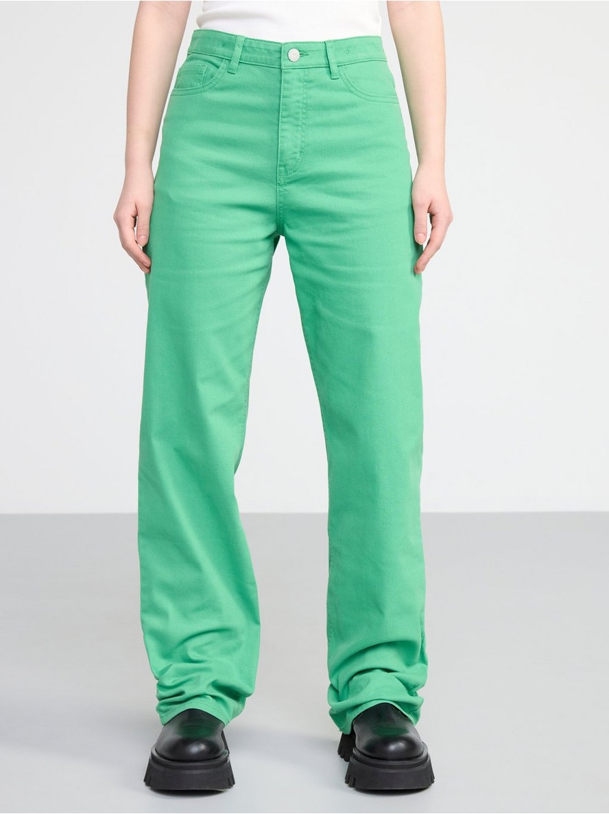 Pantalone – VANJA Wide high waist twill trousers