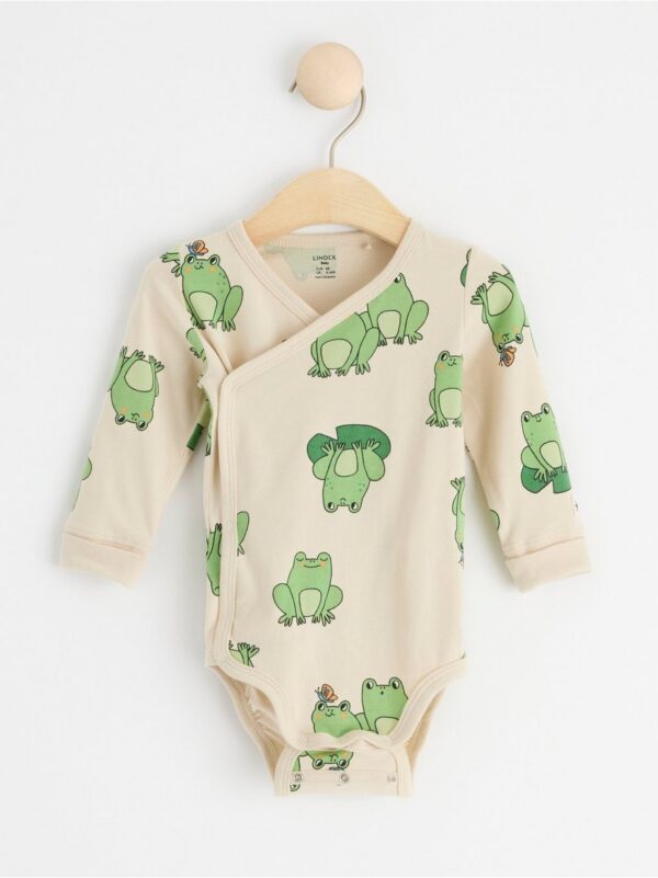 Wrap bodysuit with frogs - 8545019-1230