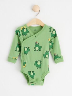 Wrap bodysuit with frogs - 8545019-1588