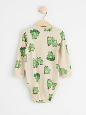 Long sleeve bodysuit with frogs - 8545020-1230
