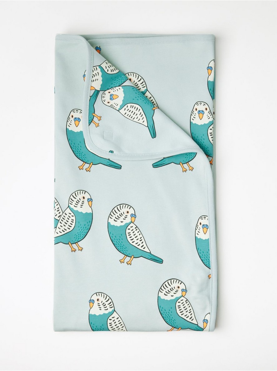 Cebe – Baby blanket with budgies