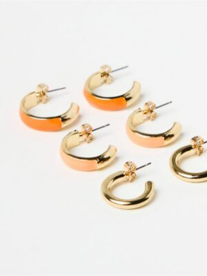 3-pack hoop earrings - 8553789-9610