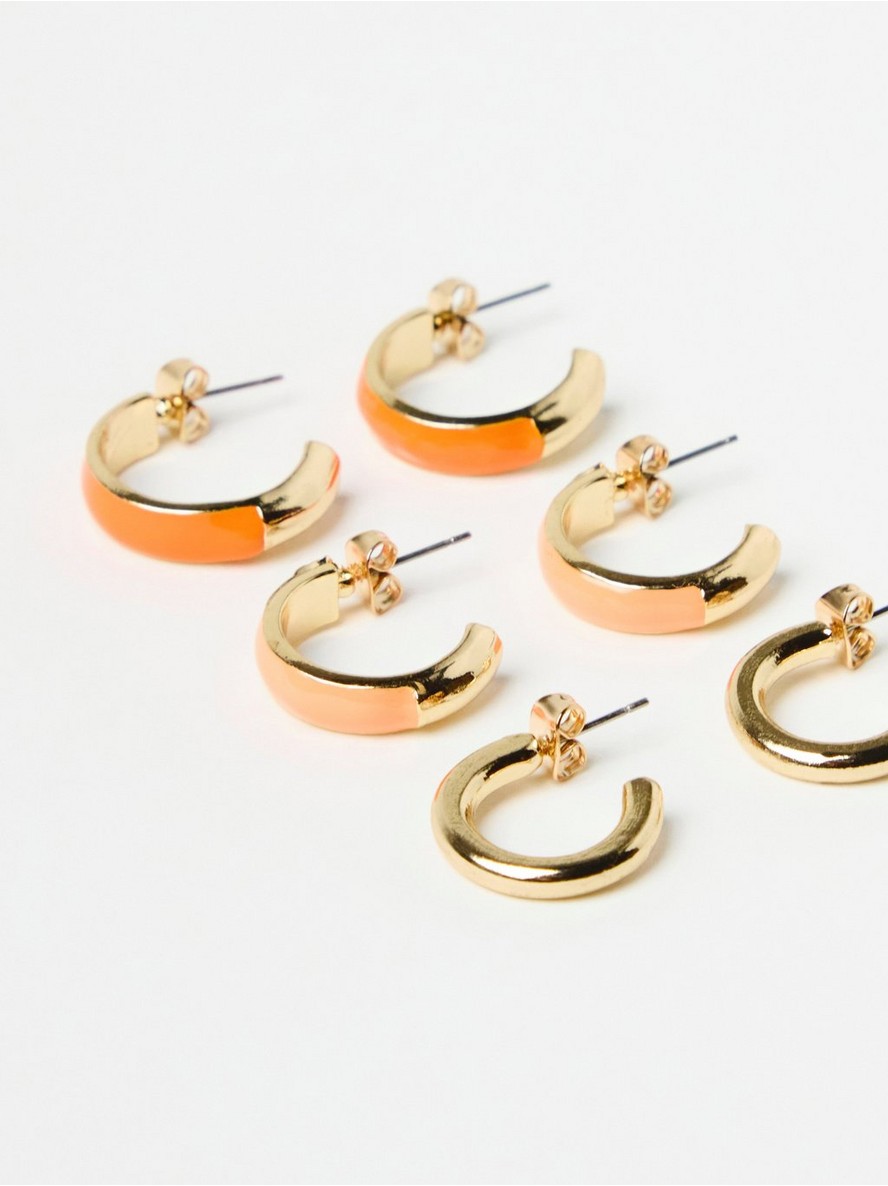 Mindjuse – 3-pack hoop earrings