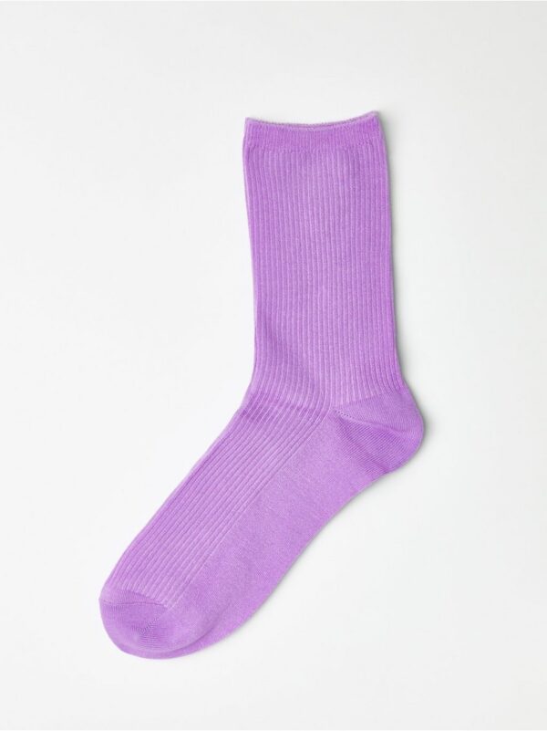 Ribbed socks - 8567612-7642