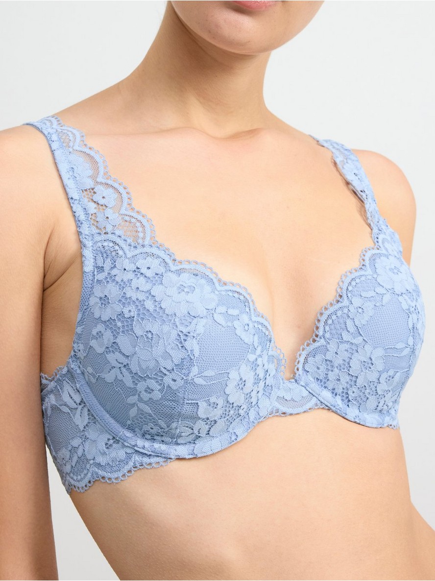 Malva push-up bra with lace - 7964972-7774