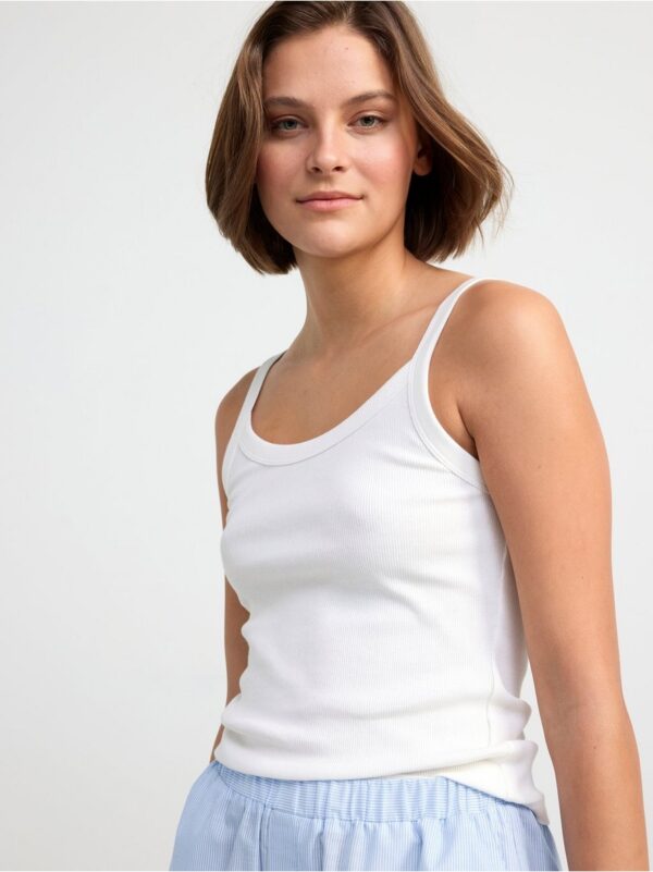 Ribbed tank top - 8374788-300