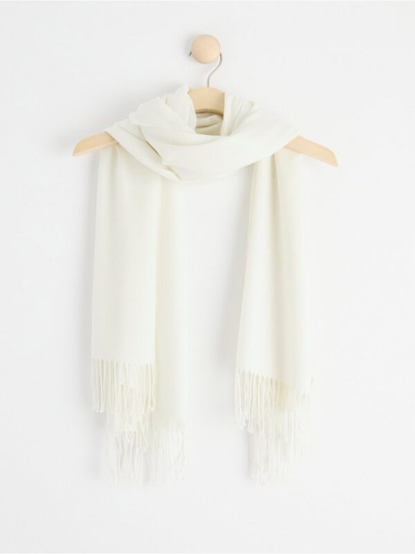 Scarf with fringes - 8449096-300