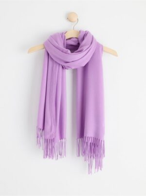 Scarf with fringes - 8449096-7642